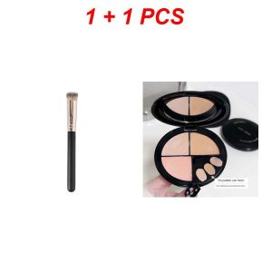 3 In 1 Face Foundation Cream คอนซีลเลอร์กันน้ำสีที่แท้จริงบางเบาไร้ร่องรอยติดทนนานและลื่นไถลคอนซีลเลอร์