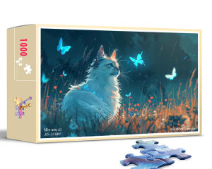 Tranh ghép hình 1000 mảnh Mèo Miu 50x80cm Hạ Đông - puzzle (70)