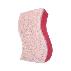 3M Scotch-Brite สก๊อตช์ไบรต์ แผ่นใยขัดสีชมพูแอนตี้แบคทีเรีย สำหรับทำความสะอาดภาชนะเคลือบ 1แพ็ก