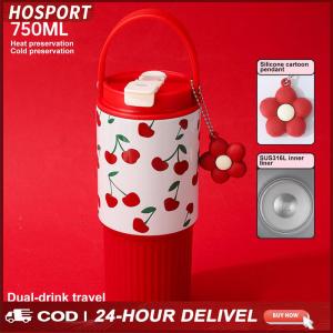 Hand-Held Water Cup 316 Stainless Steel Portable Car Water Bottle Leak-Proof Insulation Cold Mug for Coffee Tea Hot Coco