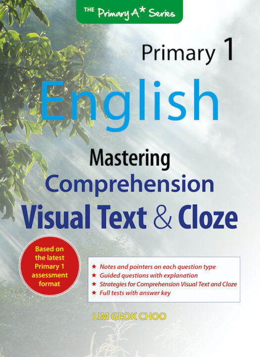 Primary 1 English Mastering Comprehension Visual Text & Cloze / Primary ...