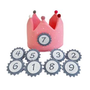 Trẻ Em đạo cụ chụp ảnh Vương Miện Set Với Số Trẻ Em vương miện sinh nhật đạo cụ chụp ảnh Phụ Kiện Bé trang trí phòng nhà trẻ