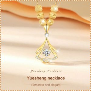 สร้อยคอผู้หญิง แฟชั่น ประณีต สร้อยคอแฟชั่น การอัพเกรดแสง สง่างามและบริสุทธิ์ มีเอกลักษณ์