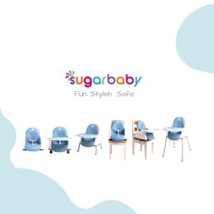 Sugar Baby My Chair - Baby Booster & High Chair 6 Growing Stages. Green