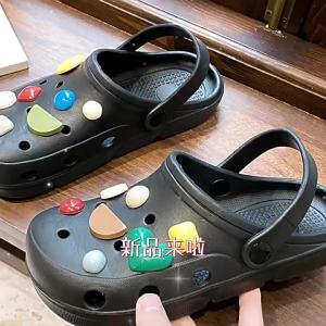 [Free Shipping] New Stylish And Cute Thick-Soled Slippers For Women In Summer CoupleS Non-Slip Beach Outdoor Clogs For Men