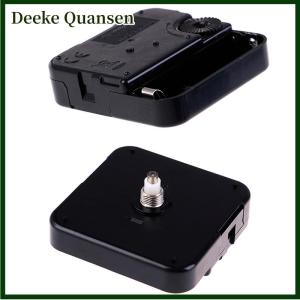 Deeke Hq3268 Giây Phong Trào Cross Stitch Đồng Hồ Treo Tường Phong Trào Cơ Chế Đồng Hồ Màu Đen