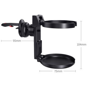 OATSBASF Car Air Vent Outlet Mount Foldable Drink Holder Tempat Gelas Mobil