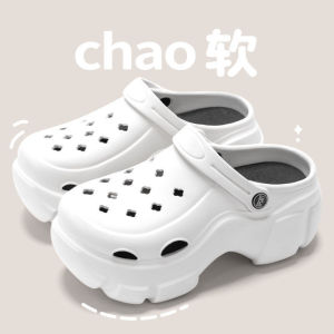 [Free Shipping] Lidani thick-soled height-increasing clogs for women suitable for outdoor wear office use non-slip breathable and with a closed-toe design perfect for summer