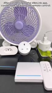 (HD1)Smart Socket Wifi Socket Remote Control UK Plug for eWelink App with Alexa Home