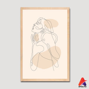 HIASAN DINDING (20X30CM) ABSTRAK RUANG TAMU  WALL DECOR PAJANGAN DINDING POSTER KAYU