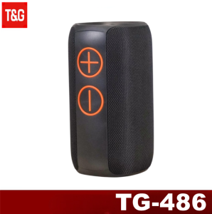 T&G TG-486 Portable TWS Type-C Wireless RGB Fabric with High Endurance Bluetooth HiFi Bass Speaker