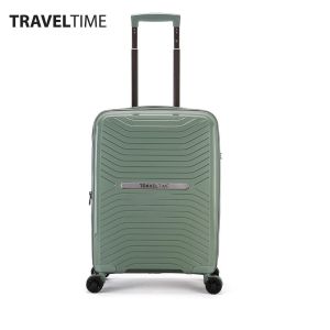 TravelTime Striata Series Unbreakable Expandable PP Hard Case Spinner Case Luggage 20 24 28 inch