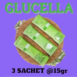 BMH-ECER PER SACHET(15g) GLUCELLA minuman serbuk rasa apel