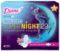Băng Vệ Sinh Ban Đêm Sensi Cool Fresh Night 29cm Diana 4 Miếng. 