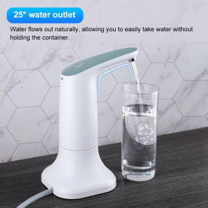 Automatic Electric Water Pump Rechargeable Drinking Water Dispenser LED Night Light Wireless Upper Barreled Water Press Suction Device