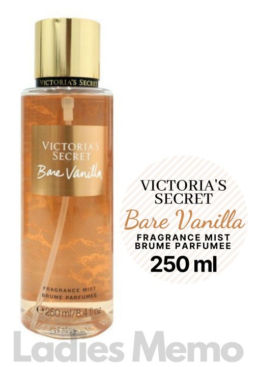PARFUM WANITA VICTORIAS SECRET BARE VANILLA BODY MIST [250mL