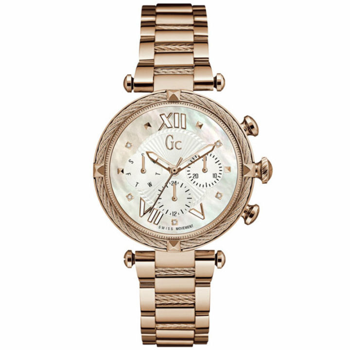 GUESS GC ORIGINAL GC GUESS Y16114L1 WOMEN LA Gold Stainless Steel Dia 3 8 CM. Water