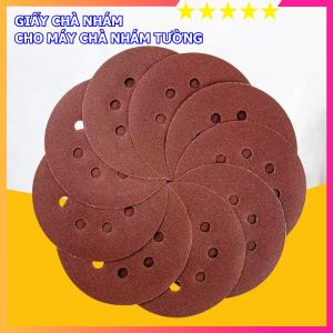 Giấy nhám mịn cho máy chà nhám tường - Đường kính 230mm - Độ nhám P40 - P80 - P100 - P120 - P150 - P240