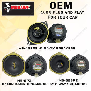 100% Original MOHAWK MS Series Plug & Play Speaker Car Kereta Speaker 6 / 4 inch  2 Way Mid Bass Speaker Best Audio System Suitable for Proton Perodua Myvi Persona Axia Saga Ativa Viva Bezza Aruz Iriz