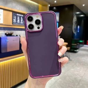 Infinix Hot 20 4G/ Hot 20S/ Hot 30/ Hot 30i Chrome Full Metal Plating Frame Shockproof TPU Case Lens Protective Casing