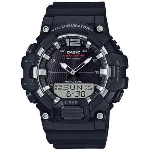 CASIO ORIGINAL - CASIO HDC-700-1AVDF - MEN - Black - Strap Resin - Jam dunia JD19ST # Jam Tangan Pria Cowok Anti Air Digital Analog + CASIO HDC 700 1A HDC-700 700 HDC700 HDC-700-1A $ WR1 STR BS7 HT7