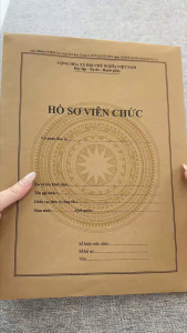 5 vỏ bì Hồ sơ viên chức Mã HS09a BNV mới nhất 2019 đáy liền