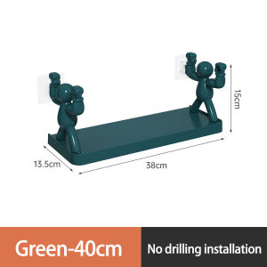 Onetwone Giá Đựng Đồ Trong Phòng Tắm Giá Hình Người Sáng Tạo Kệ Đựng Gia Vị Nhà Bếp Gắn Tường 30/40Cm Phụ Kiện Kệ Gia Đình