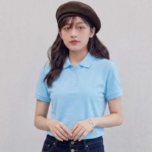 Áo Polo Nữ Trơn Basic Phom Vừa Thanh Lịch Đi Làm Đi Chơi