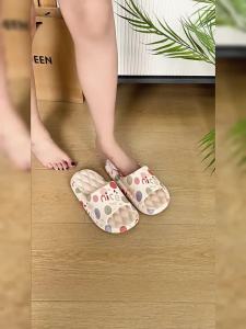 Eva Slippers For Men Summer Soft-Soled Cartoon Outdoor Slippers WomenS Non-Slip Home Printed Sandals For Summer