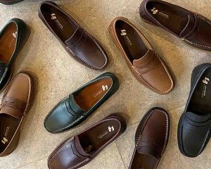 Liam Jacob Men Footwear Black Penny Loafer