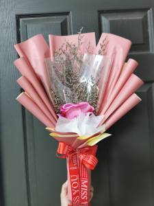 ช่อธนบัตร ช่อดอกไม้รับปริญญา ใส่ธนบัตร 3-10 ใบ