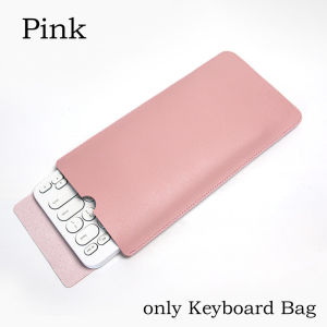PU Leather Wireless Keyboard Sleeve Travel Keypad Pouch Storage Bag Shockproof Protective Case for Logitech K380