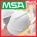 Black Hardware MSA V-Gard  Topi Keselamatan Safety Protective PPE Impact Ratchet Adjustable Helmet Hat Head Gloves Shoes Boot. 
