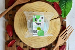 ไดฟูกุแม่สวิง ไส้มะพร้าวใบเตย - แป้งเหนียวนุ่ม หวานน้อย อร่อยเต็มคำ | ชิ้นละ 38 กรัม