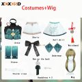 XCXOSD Honkai: Star Rail Qingque Cosplay Costumes New Suit Wig Anime Game Roleplay Outfits Qing que Dress. 