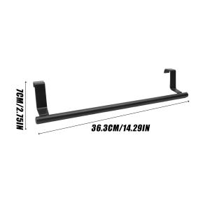 Towel Rack Stainless Steel Bathroom Kitchen Cabinet Rag Shelf Dishcloth Hanger Over Door Towel Bar Hanging Holder