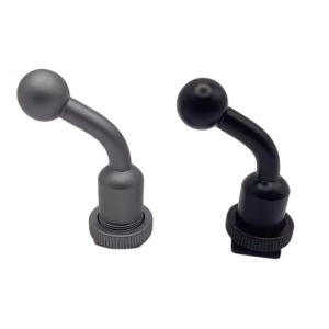 Professional Aluminum Alloy Camera Adapter Combines 17mm Ball Head Cold Shoe Mount 1/4inch Tripod Thread Design