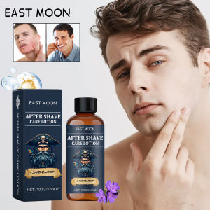 East Moon Eliminates Burn Soothes Redness Deeply Moisturize Skin Men Aftershave Liquid Calms Refreshes After Shave Care Lotion Hyaluronic Aftershave Lotion Improve Smooth Deep Moisturizing Repair Damaged Keep Hydrate Strengthen Roots Beard Skin Care Cream
