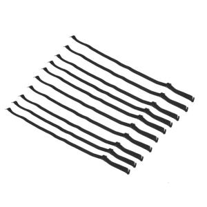 Adjustable Extension Strap Belt Suitable for Most Types of BowTies Set of 10 Modern Black Elastic Strap for BowTie