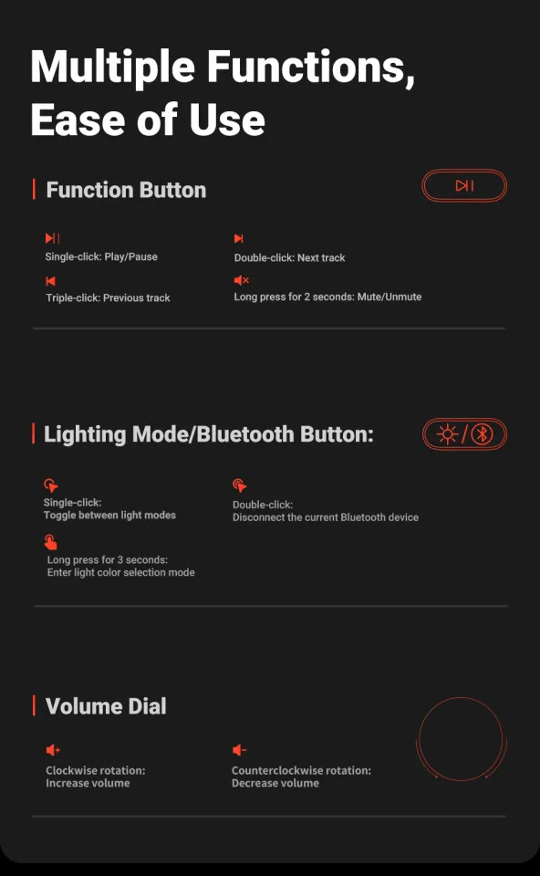 thumbnail image 2 of Fosi Audio VOL20 Bluetooth Volume Knob – USB Desktop Controller, 2024 Model 2 of 5