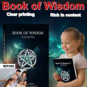 The Book of Wisdom (English Edition) by Joseph a book to help you improve yourself《智慧之书》英文版