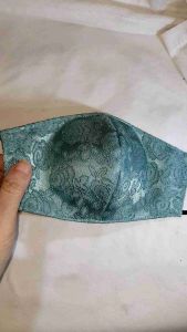 Masker Jacquard Tosca Cantik - Masker Kain Cantik - Masker Cantik - Masker PREMIUM cantik