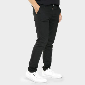 [FREE GIFT] Coverago - VPM 002 Celana Chino Panjang Slim fit Casual Pria Black