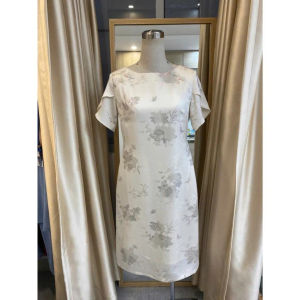 Đầm trung niên thiết kế tinh xảo sang trọng chất liệu Lụa xà cừ DD5L0235 Thương hiệu Thiều Hoa