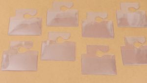 Fainne 10 Pcs Clear Parking Pass Holder Rearview Mirror Hanger