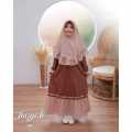 MS -Gamis Anak Set Jilbab Inayah Terbaru 5-12 TAHUN Baju Muslim Anak Fashion Muslim. 