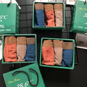 Hộp 3 quần sịp nam xuất dư thun lạnh vải mềm mịn thoáng khí PM12A