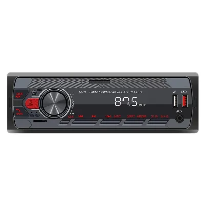 Bluetooth Car MP3 Player with 2 USB Ports In-Dash Stereo Audio Unit with FM Radio Colorful Lights & Smart Bluetooth Control Car Music Player with Hands-Free Calling Universal Fit for Most Vehicles Automotive