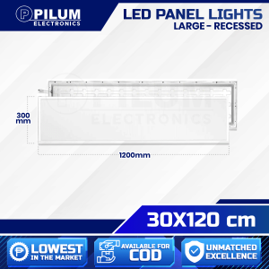 PILUM LED Panel Light Recessed Office Kitchen Panel Light for Ceiling 30x30CM Integrated Ceiling Lamp Ultra-thin Embedded Waterproof for Bathroom Light