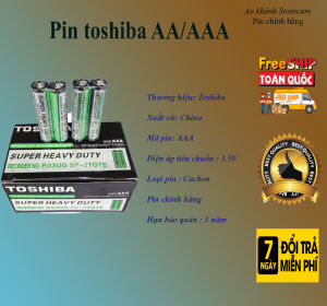 Hộp 40 viên Pin đũa AAA than Toshiba loại rẻ dùng cho điều khiển